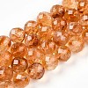 Natural Yellow Quartz Beads Strands G-S345-10mm-18-1