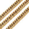 304 Stainless Steel Chunky Curb Chains CHS-P007-23G-1