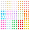 2400Pcs 15 Colors Opaque Baking Paint Glass Beads DGLA-TA0001-25-2