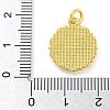 Real 18K Gold Plated Brass Pendants with Shell and Jump Rings KK-D534-04G-01-3