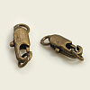 Brass Lobster Claw Clasps KK-KK801-AB-1