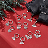 12Pcs 6 Style Alloy Pendant Decorations HJEW-GA00036-4