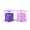 20M 2 Colors Hollow Pipe PVC Tubular Synthetic Rubber Cord RCOR-TA0001-23-1
