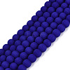 Opaque Glass Beads Strands GLAA-T032-P4mm-MD10-1