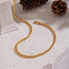 3.5MM 304 Stainless Steel Twisted Chain Necklaces for Women KJ9956-1-1