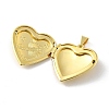 Brass Locket Pendants KK-C092-25G-09-2