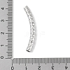 304 Stainless Steel Curved Tube Beads STAS-M071-03I-P-4