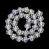 Transparent Electroplate Glass Beads Strands EGLA-N012-17-2