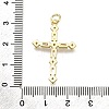 Brass Micro Pave Cubic Zirconia Pendants KK-Z100-34G-01-3