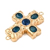 304 Stainless Steel Pave Cubic Zirconia Connector Charms STAS-P421-03G-3