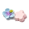 Opaque Resin Pendants RESI-A046-05G-3
