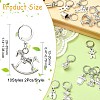 20Pcs 10 Styles Mixed Shapes Alloy Pendant Locking Stitch Markers HJEW-CJ00040-2