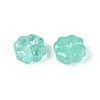 Transparent Spray Painted Glass Beads GLAA-N035-019-C04-2