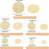 60Pcs 10 Style Brass Charms KK-PH0004-72-3