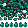 110Pcs Pointed Back Glass Rhinestone Cabochons RGLA-HY0001-05B-1