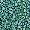 8/0 Two Tone Opaque Glass Seed Beads SEED-T006-01C-A08-3