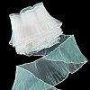 Mermaid Color Polyester Pleated Lace Trim Ribbon DIY-WH0401-58C-1