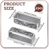 2Pcs 304 Stainless Steel Belt Keeper Rings FIND-PH0061-84A-2