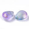 Two Tone Transparent Spray Painted Glass Beads GLAA-T017-01-B02-3