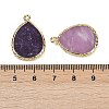 Natural Lepidolite Pendants G-K347-08G-02-3