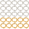 600Pcs 2 Colors Brass Split Rings KK-SP0001-82C-1