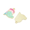 Alloy Enamel Pendants AL-CBA292F-01L-G-2