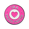 Word I'm A Proud Swiftie Zinc Alloy Enamel Pins JEWB-M065-02A-1