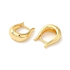 Rack Plating Brass Hoop Earrings EJEW-U012-06G-2