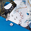 4 Pairs Sport Ball Alloy Stud Earrings for Women EJEW-BBC0001-52A-4