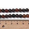 Natural Africa Orange Garnet Beads Strands G-K365-F01-6mm-5