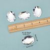 Acrylic Rhinestone Flat Back Cabochons GACR-FH0001-01-2