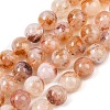 Heated Natural Citrine Beads Strands G-S362-105C-1