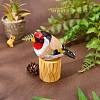 Wooden Birds and Tree Stump Ornaments JX726A-4