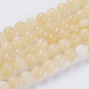 Natural Topaz Jade Beads Strands G-G515-8mm-03B-1