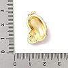 Brass Enamel Pendants KK-B148-01G-01-3