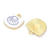 Printed Brass Pendants KK-CBAF9BC-04G-02-2