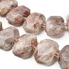 Natural Sunstone Beads Strands G-H078-B01-01-4