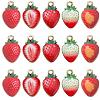 50Pcs 5 Styles Printed Alloy Pendants FIND-SC0006-07-1