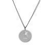 Stainless Steel 12 Constellation Pendant Necklaces for Sweater FZ0908-10-1
