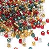 4 Colors 6/0 Christmas TOHO Round Seed Beads SEED-X0058-23-1