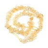 Heated Natural Citrine Beads Strands G-P622-A05-02-3