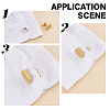 1 Pair Stainless Steel Cufflinks AJEW-AR0005-64-3