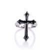 Cross Alloy Enamel Open Cuff Rings for Men FS-WGAFE4A-01-5