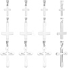 12Pcs 3 Styles 304 Stainless Steel Pendants STAS-BBC0007-24-1