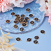 26Pcs Alloy Enamel Letter A~Z Connector Charms FIND-TAC0028-14B-13