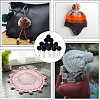 12Pcs DIY Craft Polyester Pom Pom Ball AJEW-CY0002-95A-5