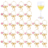 26Pcs Alloy Enamel Wine Glass Charms AJEW-FG00017-1