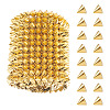 1 Yard 12-Row Resin Spike Stud Cone Flatback Punk Rock Trim Mesh Bead Craft FIND-TA0006-73B-2