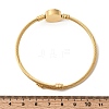 Twisted 304 Stainless Steel Cuff Bangles for Women BJEW-P387-01G-5