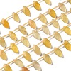 Natural Yellow Fluorite Beads Strands G-P607-A07-01-2